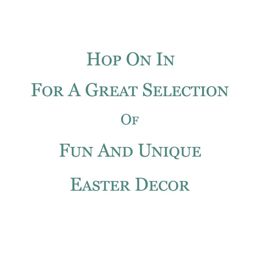 Hop on in to Forestwood Antique Mall for a great Easter Decor selection
