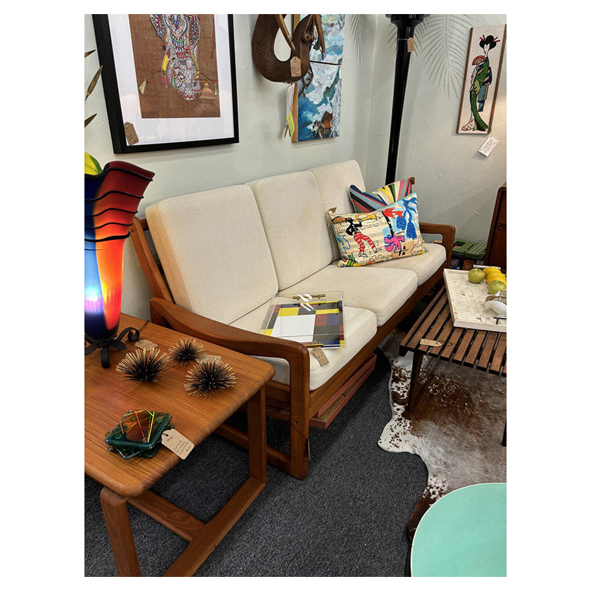 A comfy sofa for relaxing after Thanksgiving dinner